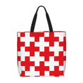 thumbnail image 1 of Easygdp Red Cross 1 Bolsa Tote para Mujer, Bolso de Hombro para Trabajo, Playa, Viajes, Compras y Supermercado, 1 of 7