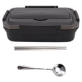 thumbnail image 3 of Fiambrera portátil, fiambrera 4 compartimentos, contenedores Bento Box, diseño exquisito, 3 of 8