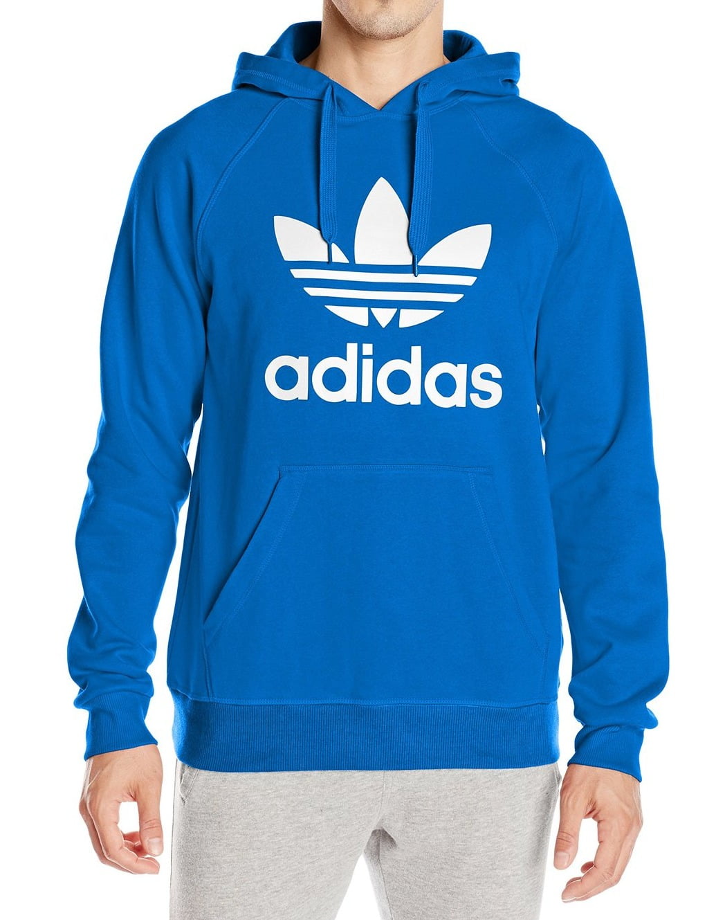 Adidas - Adidas NEW Blue Mens Size Small S Graphic Logo Pull Over