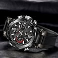 thumbnail image 3 of Relojes militares de lujo FOXBOX para hombre todo negro, 3 of 7
