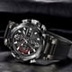 thumbnail image 3 of Reloj Relojes militares de lujo FOXBOX para hombres completamente negros, 3 of 5