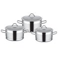 thumbnail image 1 of Discount World MD-K99-D777-SIR Sirma Stainless Steel Cookware Set, 3 Piece, 1 of 1