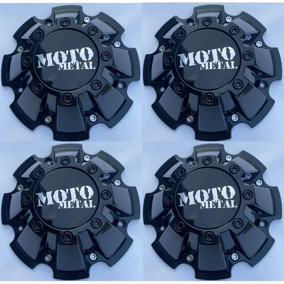 4PCS M793BK01 Moto Metal Gloss Black Wheel Center Cap Cap M-793 Hub Caps