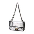 thumbnail image 2 of Bolso cuadrado pequeño para mujer con zócalo divertido, bolso para teléfono, bolsos de hombro (negro) Tmvgtek Oficina Multiescena Multifunción, 2 of 8