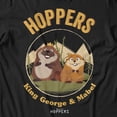 thumbnail image 3 of Disney Pixar Hoppers Flat Circle Men's T Shirt (Black, S-3XL), 3 of 4