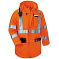 thumbnail image 2 of Ergodyne GloWear 8365 Type R Class 3 Rain Jacket, Orange, 4XL, 2 of 3