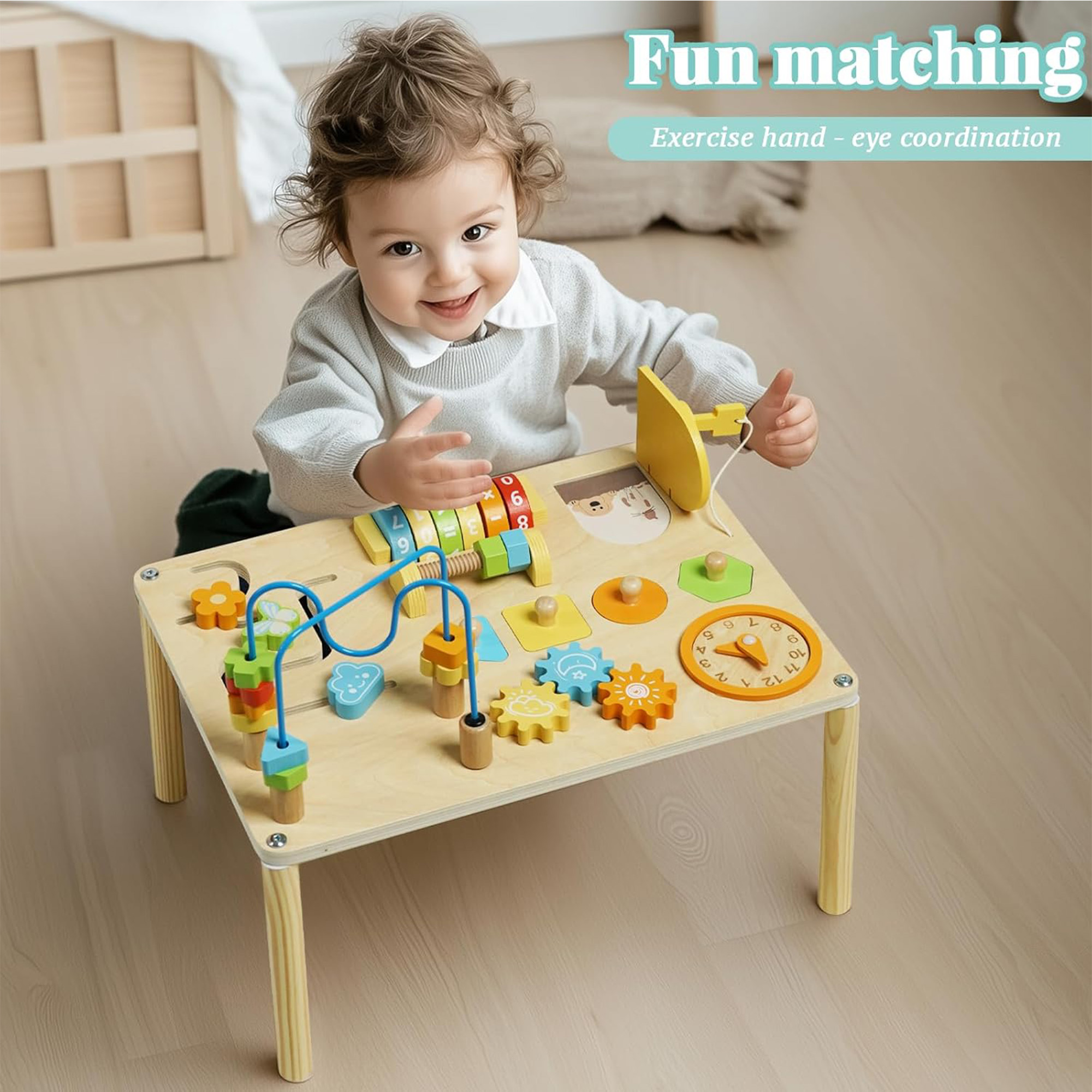 Bohorizon Kids Activity Table, Kids Table Activity Center , Pack of 1