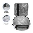 thumbnail image 3 of Haosy Bunnies Flowers Bow Striped Reusable Lunch Box Men/Women Insulated Lunch Bag for School Picnic Travel, 3 of 6
