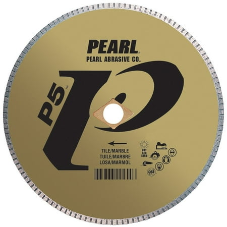 

Pearl Abrasive P5 DIA10SH5 Turbo Rim Blade for Tile and Marble 10 x .060 x 5/8