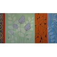 thumbnail image 2 of Hafod, Danielle 18x11 Black Ornate Wood Framed with Double Matting Museum Art Print Titled - Leaf Tapestry, 2 of 4
