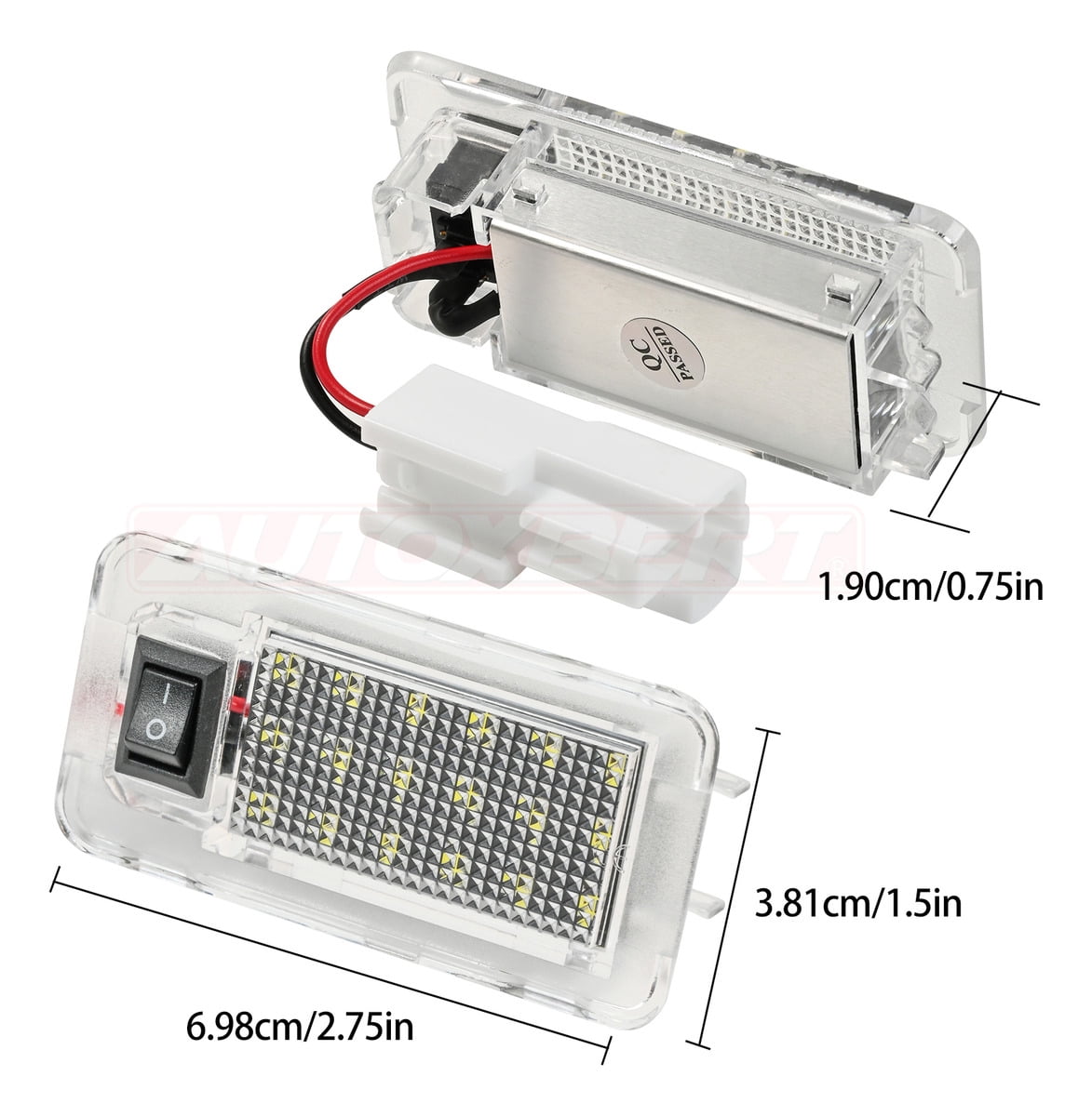 Applicable to Led License Plate Lights For Toyota Rav4 Mk5 Xa50