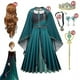 thumbnail image 4 of Vestido de princesa congelada: vestido de fiesta de malla con lentejuelas para cosplay como Elsa o Anna, 4 of 4