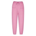thumbnail image 6 of Sngxgn Womens Yoga Sweatpants Wide Leg Lounge Pants Drawstring Workout Comfy Joggers Pants with Pockets(Pink,XXL), 6 of 8