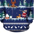 thumbnail image 5 of Pntutb Estampado navideño Otoño e invierno Hombres y mujeres Suéter con capucha Suéter suelto Top Pntutb Pntutb-2579, 5 of 5