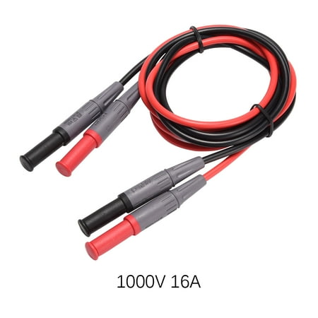 Digital Multimeter Cat - 1 Pair 1000V 16A CAT III Electroy Test Leads Digital Multimeter Accessory