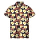 thumbnail image 3 of Camisas hawaianas de moda para hombre, camisas de fiesta de verano con estampado de carne en 3D, blusas 2024 informales con solapa, ropa de gran tamaño para hombre, Camisa, 3 of 4