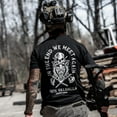 thumbnail image 2 of Combat Iron Unit Valhalla Men’s Graphic T-Shirt – “In The End, We Meet Again” – M, Black, 2 of 4