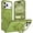 Green, variant on Designed for iPhone 17 Pro Max Case,[with 360°Rotatable Invisible Magnetic O-Ring Stand][Military Grade Shockproof][Compatible with MagSafe] Anti-Slip Translucent Matte Phone Case 6.9" 2025