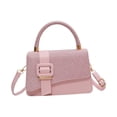 thumbnail image 3 of Bolso de mano elegante de PU para mujer, bolso de hombro tipo cartera para citas. Rosa, 3 of 9