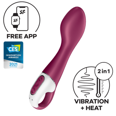 Satisfyer Hot Spot Connect App | G-Spot Stimulation | Waterproof (IPX7) | Rechargeable Battery | Skin-Friendly Silicone
