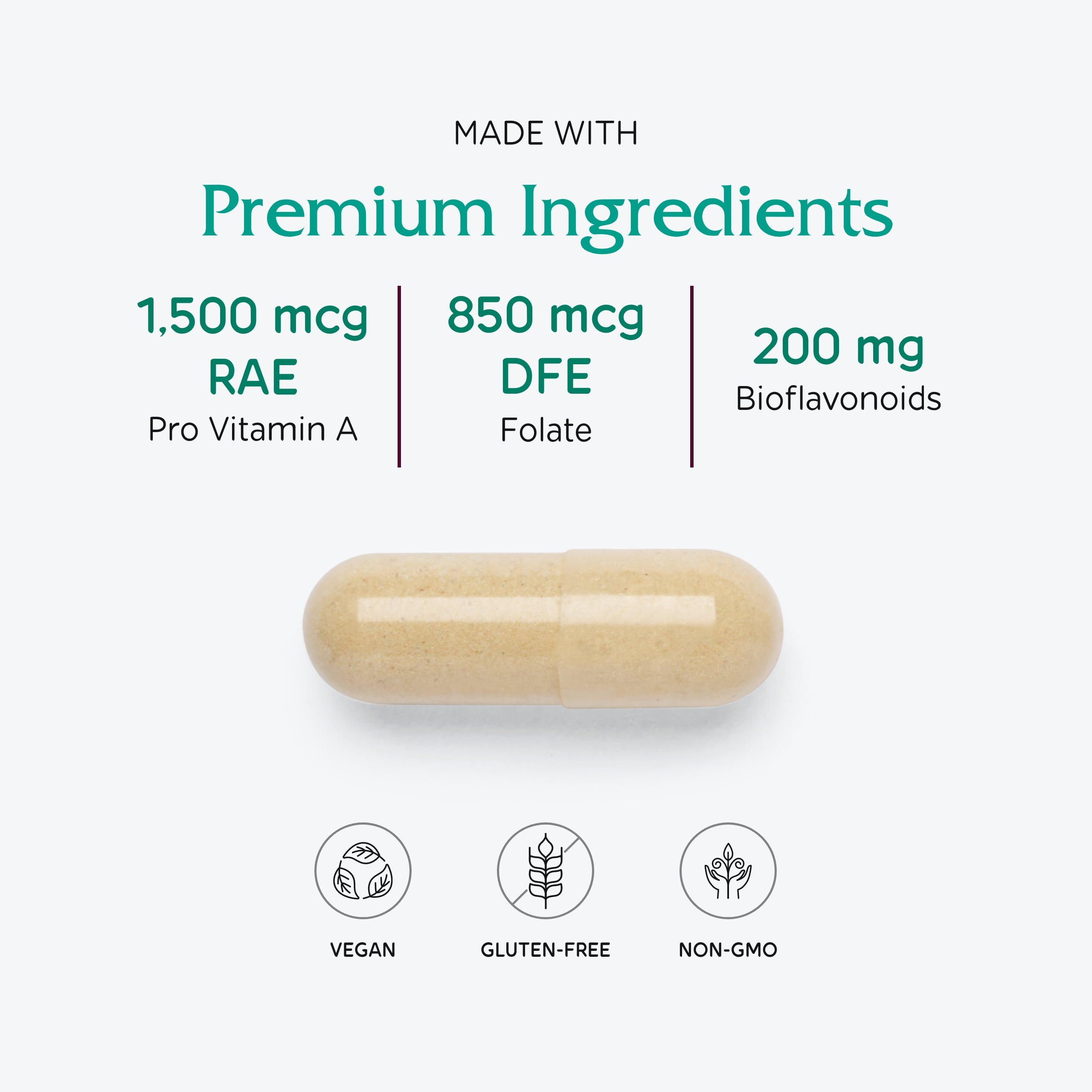 Vitanica Women's Symmetry, High Potency Daily Multivitamin, Vegan, 180 Capsules