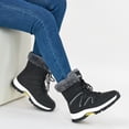 thumbnail image 7 of Ecetana Snow Boots for Women Mid-Calf Winter Boots Lace Up Non-Slip Outdoor Hiking Boots, 7 of 7