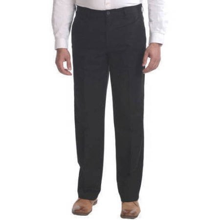3 Piece Dress Pants - Big Men's Flat Front Wrinkle Resistant Pants
