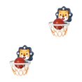 thumbnail image 3 of Vogacara Baloncesto para niños Juego deportivo Canasta Aro Meta Mini Interior Niño Niños Juguetes de tiro, Baloncesto colgante. 709H azul 709H Azul (pequeño) 2Conjunto, 3 of 6
