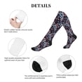 thumbnail image 5 of Sikiie Flowers ad Butterflies 1 Pairs Compression Socks for Men and Women 15-20 mmHg Running Support Socks, 5 of 7