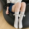 thumbnail image 4 of Holding Hands Socks for Couples Cute Kawaii Couple 3D Doll Socks for Sports Wear and Daily Wear, 4 of 5