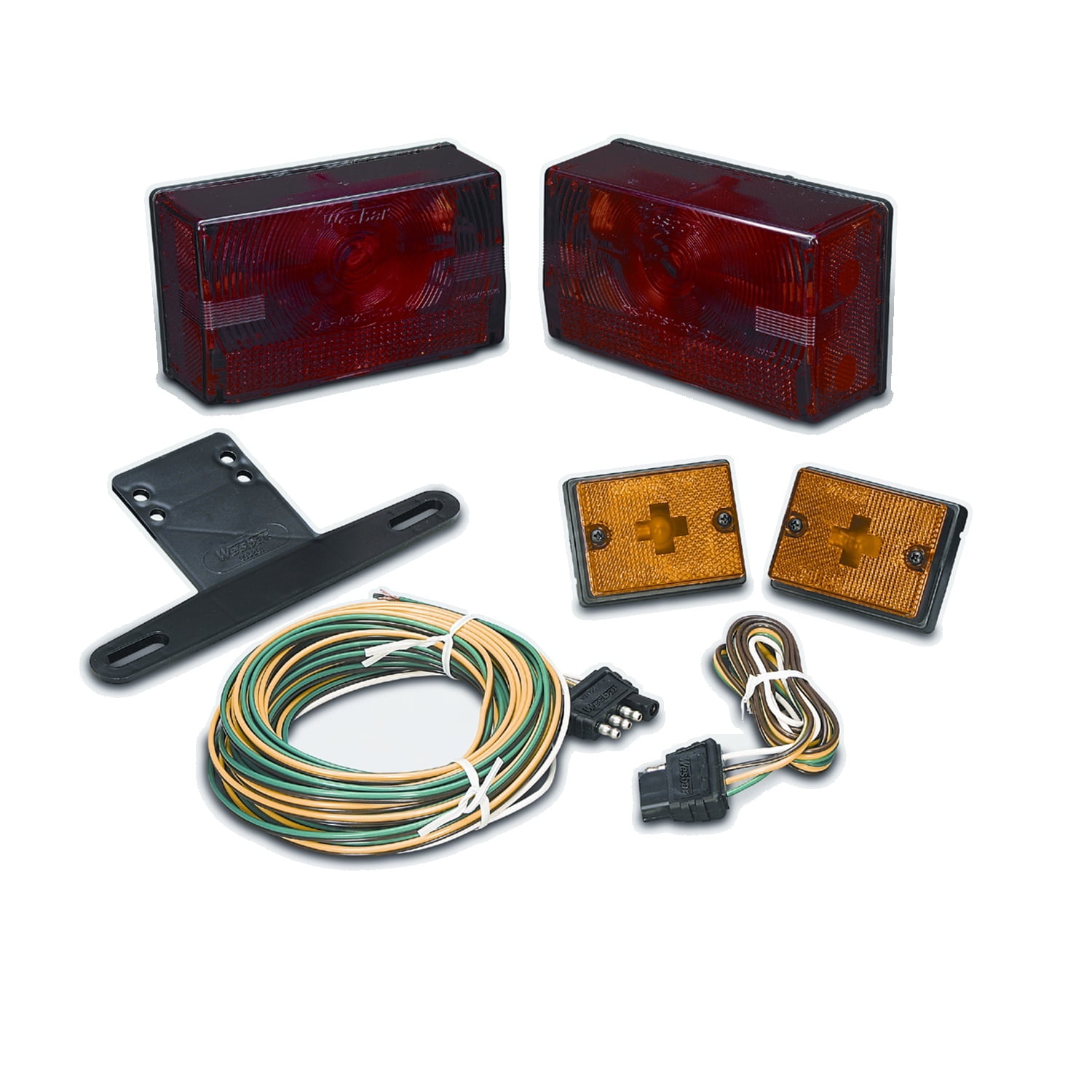 Wesbar 417515 Trailer Light Kit Incl 20 Ft Wire Harness