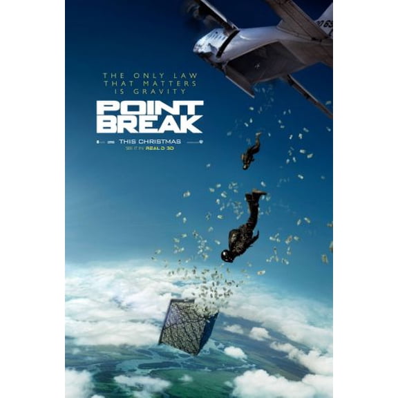 Point Break Movie Poster 24in x36in Art Poster 24x36 #469757 Multi-Color Square Adults AB Posters