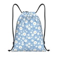 thumbnail image 1 of Fotbe Daisies Flowers Bolsa Mochila con Cordón Estampada, Bolsa de Gimnasio Deportiva, Bolsa Cinch, Bolsa con Cordón para Hombres y Mujeres-Small, 1 of 6