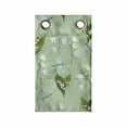 thumbnail image 1 of Floral Hanging Pocket Organizer, Design of Dragonflies and Campanula Flowers Wild Nature, Printed Polyester Storage Bag with Pockets, 9" x 16", Pale Green Pale Blue, 1 of 2