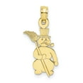 thumbnail image 1 of FB Jewels 10K Yellow Gold Polished Snowman Pendant, 1 of 4