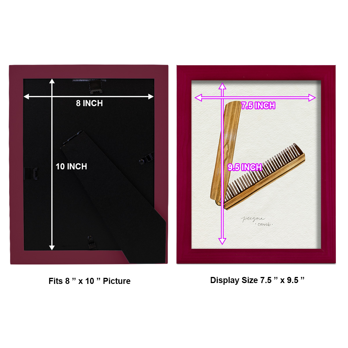 Gilded Toiletries IV - Framed Print w/glass - Cherry Red