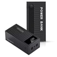 thumbnail image 1 of Power Bank Pila Batería Recargable Kimhi Carga Super Rapida 60000mah Pd20w Portatil Color Negro Con 4 Puertos Usb Y 1 Tipo C Bidireccional Cargador Para Celular Tablet Banco De Energia Pantalla Led, 1 of 5