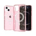 thumbnail image 3 of Dteck Magnetic Case for iPhone 13 Compatible with MagSafe Charging, Scratch Resistant Phone Cover TPU Bumper Sparkle Bling Girly Lightweight Case for iPhone 13 6.1 inch 5G 2021, Pink, 3 of 6