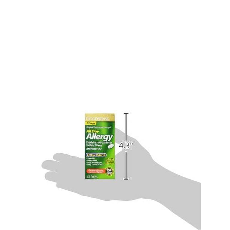 Kirkland Signature Aller-Tec Allergy Relief Tablets — 365 Count, 10mg Cetirizine (Compare To Zyrtec)