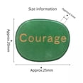 thumbnail image 4 of GKNET Natural Pocket Stone Engraved "Courage" Lettering Inspirational Positive Word-Blue Sandstone, 4 of 6
