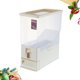 thumbnail image 4 of Contenedor de arroz de 15 kg, a prueba de humedad e insectos, sellado, cubo de plástico para almacenar granos (beige), 4 of 6