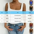 thumbnail image 3 of Byworldtasic Women's Sleeveless Square Neck Tank Top Ruched Slim Fit Basic Vest Tops, 3 of 4