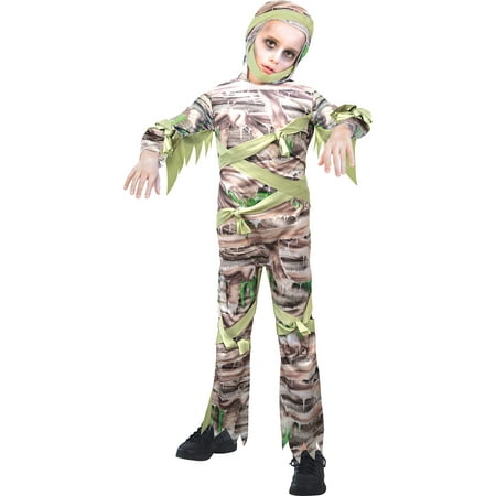 Slimy Mummy Halloween Costume for Boys, Medium