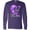 Purple, variant on Inktastic Care, Support, Cure Alzheimers Awareness Long Sleeve T-Shirt