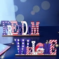 thumbnail image 6 of CSCHome Independence Day Decoration 4th of July Wooden Table Centerpiece Independence Day Wood Letter Sign Home Table Decoration, 6 of 10