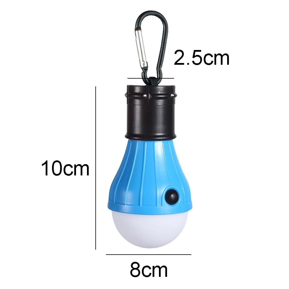 3pcs Outdoor Camping Tent Hanging Light 3 LED Battery Waterproof Emergency Bulb 