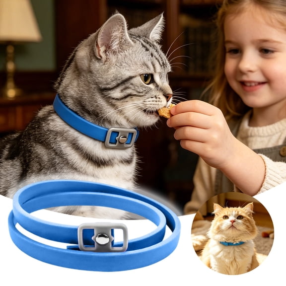 Calming Cat Collar for Anxiety And Stress Reduction In Felines with Adjustable Secure Fit