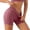 Red, variant on High Waist Yoga Shorts For Workout Running Athletic Training Breathable Flexible Gym With Pockets, L, Red