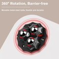 thumbnail image 4 of ZYNERY 4 Pcs Roulettes Autocollantes en Acier Inoxydable, Rouleaux Pivotants à 360°, pour Poubelles, Tables à Manger, Boîte de Rangement (Trois Billes en Acier), 4 of 7