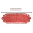 thumbnail image 6 of Home Weavers Allure Collection Bathroom Rug 100% Cotton Tufted Bathroom Rug, Soft and Absorbent Bath Rugs, Non-Slip Bath Rug, Machine Wash Dry Bath Mats for Bathroom Floor- 21"x54" Runner, Coral, 6 of 9